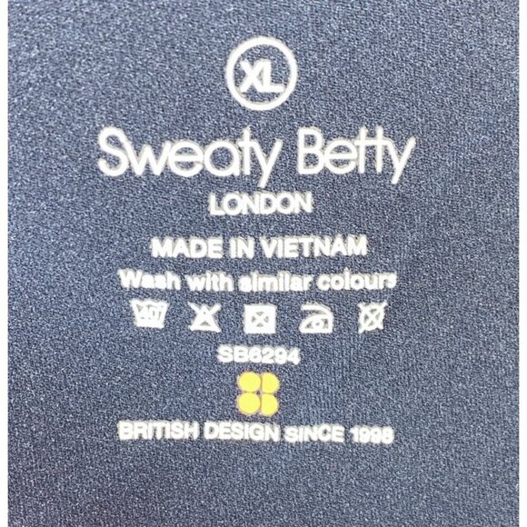 SWEATY BETTY LONDON Womens' Navy Blue Running Athletic Shorts Size XL - Picture 5 of 7